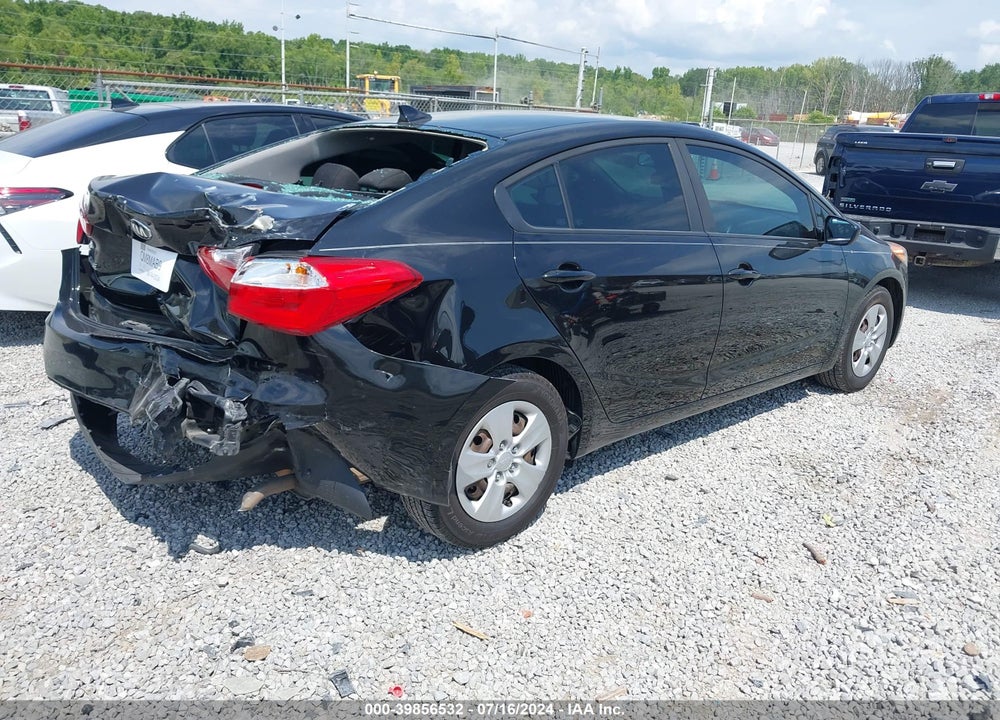 2016 KIA FORTE LX VIN: KNAFK4A67G5602743