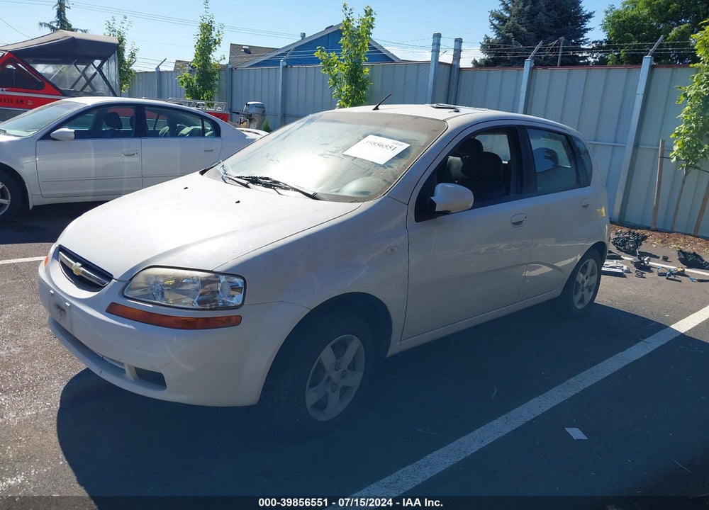 2005 CHEVROLET AVEO SPECIAL VALUE VIN: KL1TD62635B427553