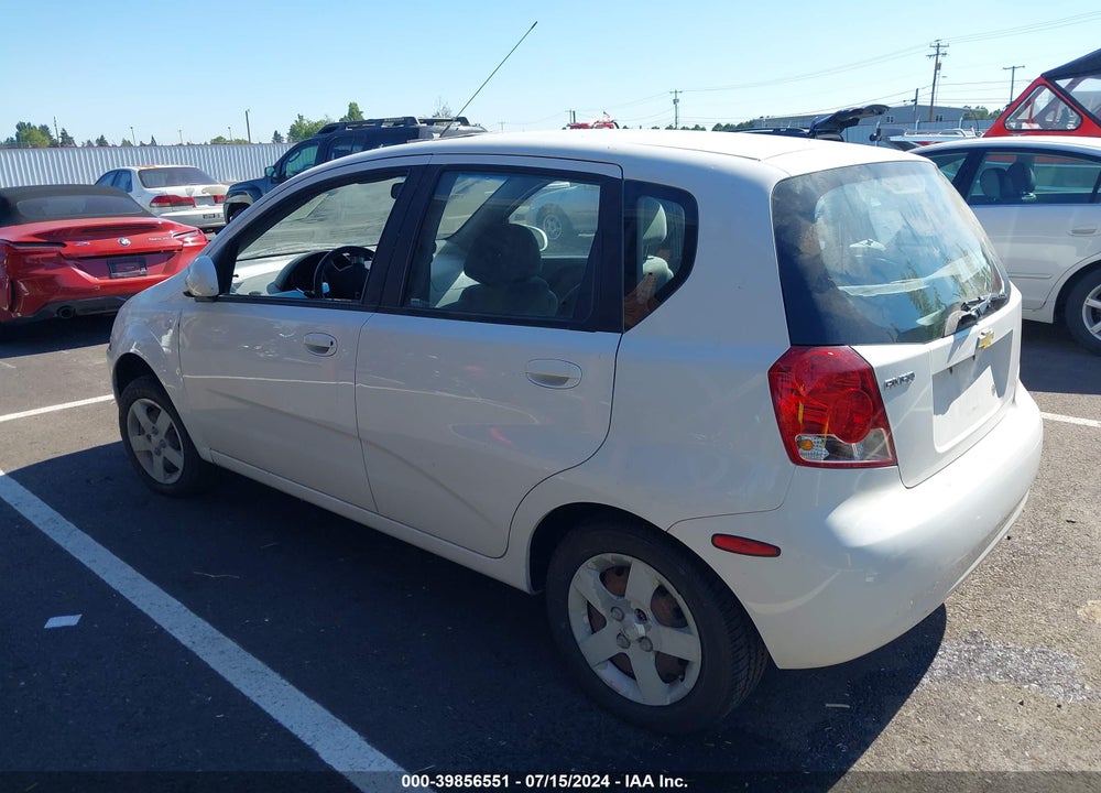 2005 CHEVROLET AVEO SPECIAL VALUE VIN: KL1TD62635B427553