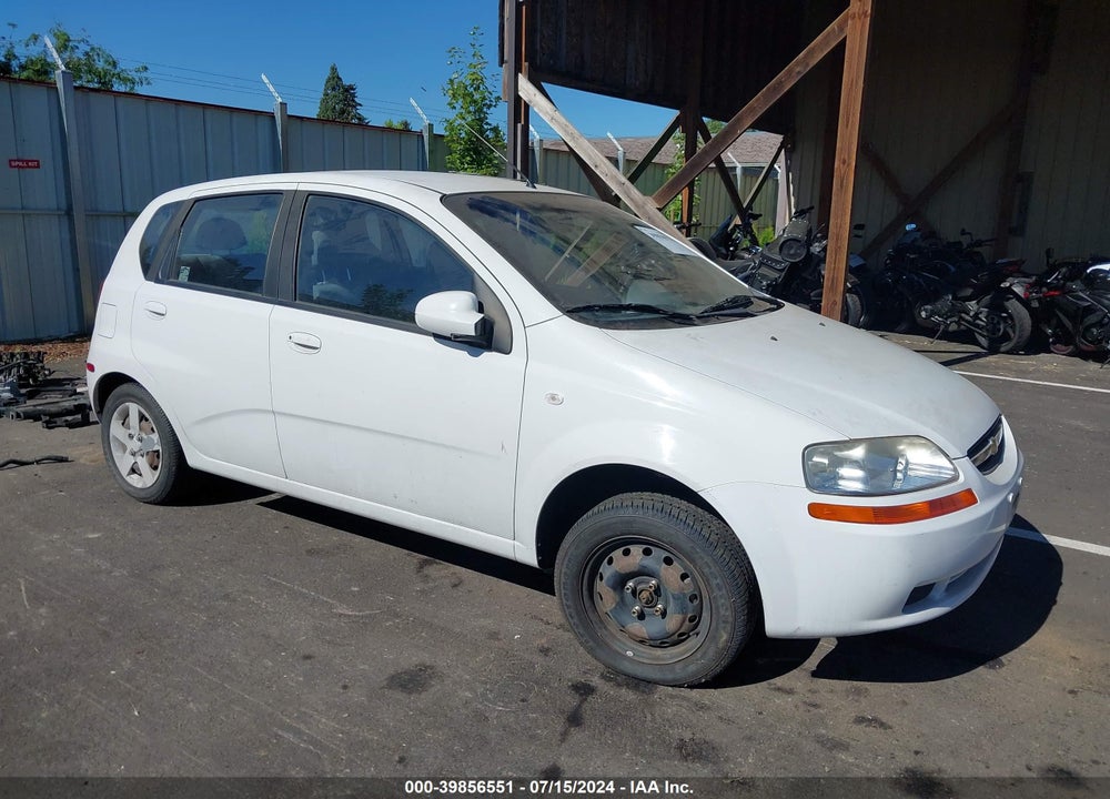 2005 CHEVROLET AVEO SPECIAL VALUE VIN: KL1TD62635B427553