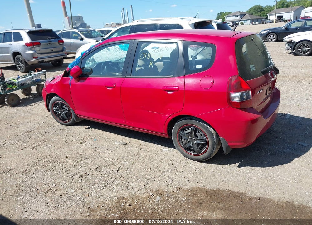 2007 HONDA FIT VIN: JHMGD38427S018024