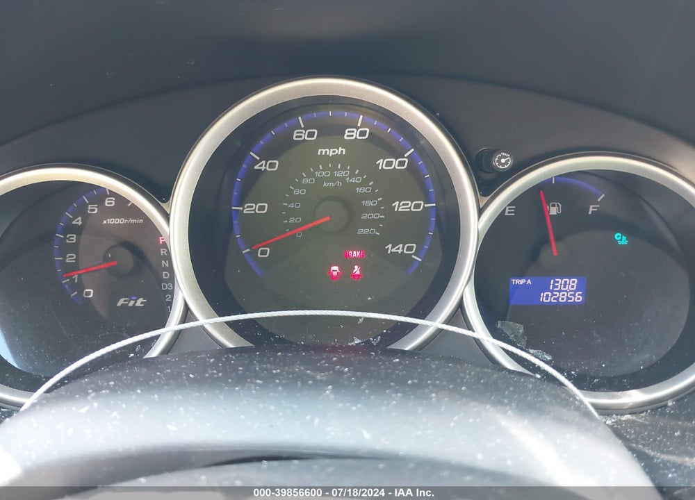 2007 HONDA FIT VIN: JHMGD38427S018024