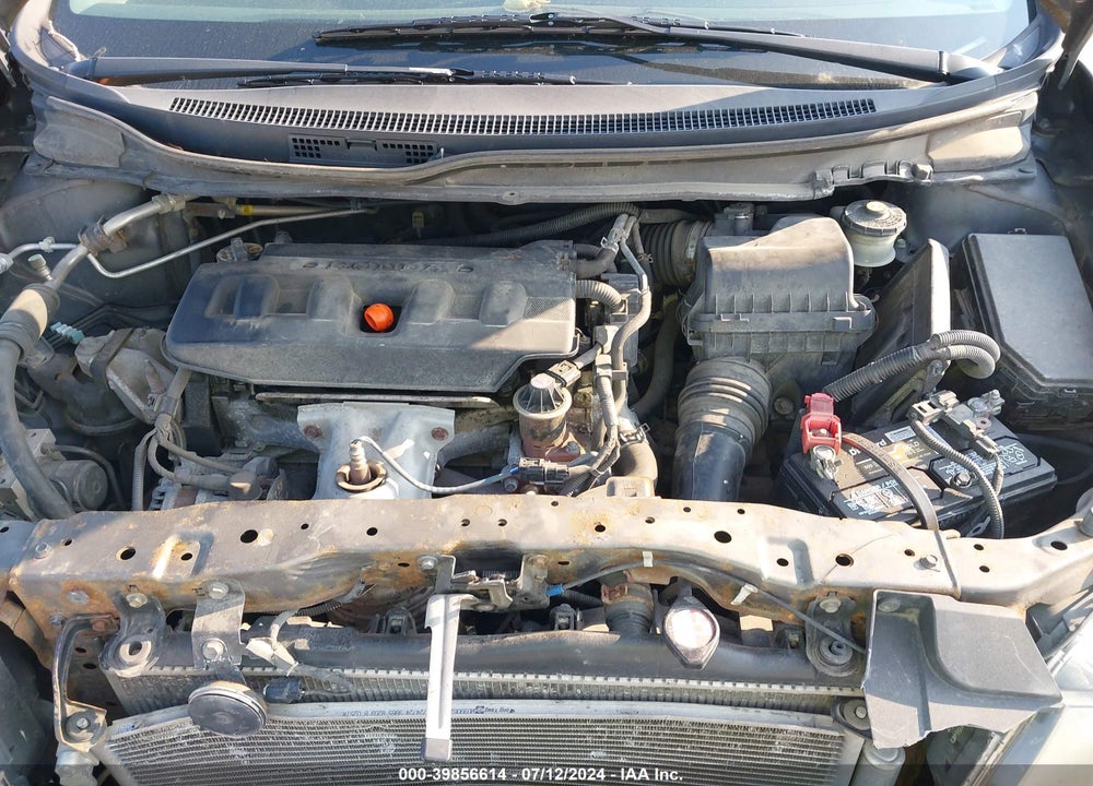 2012 HONDA CIVIC LX VIN: 19XFB2F55CE032375