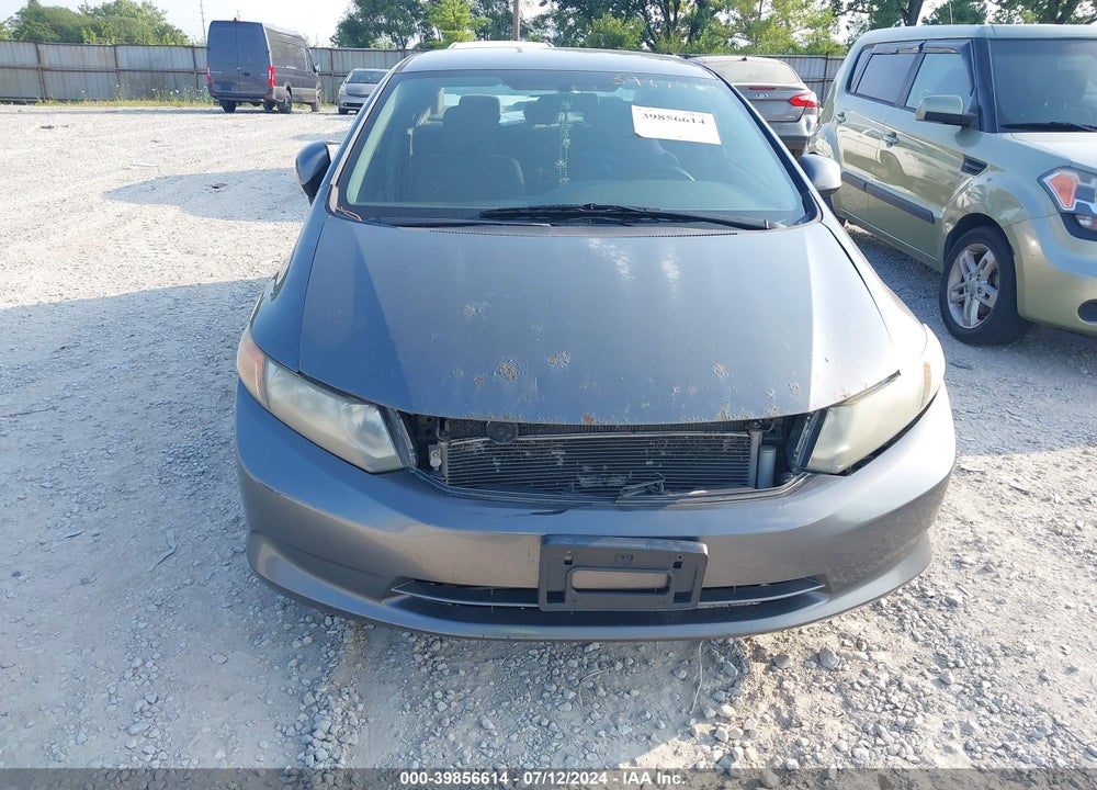 2012 HONDA CIVIC LX VIN: 19XFB2F55CE032375