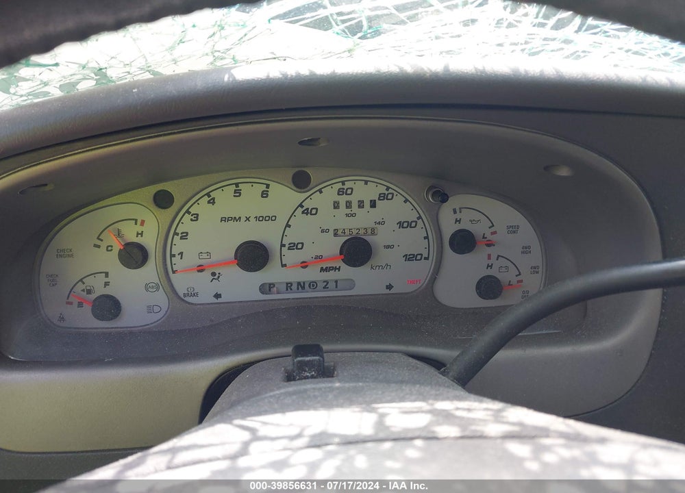 2001 FORD EXPLORER SPORT TRAC VIN: 1FMZU77E21UB58982