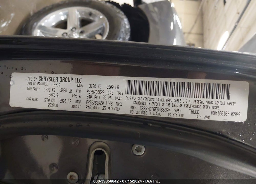 2014 RAM 1500 EXPRESS VIN: 1C6RR7KT6ES465804