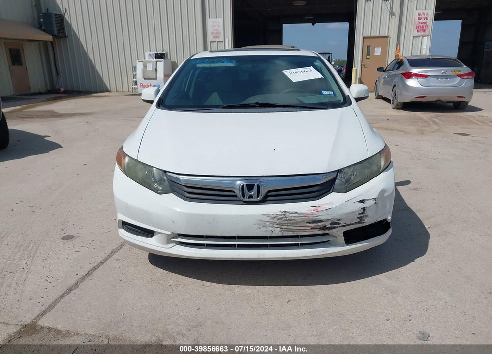 2012 HONDA CIVIC EX-L VIN: 2HGFB2F93CH525643