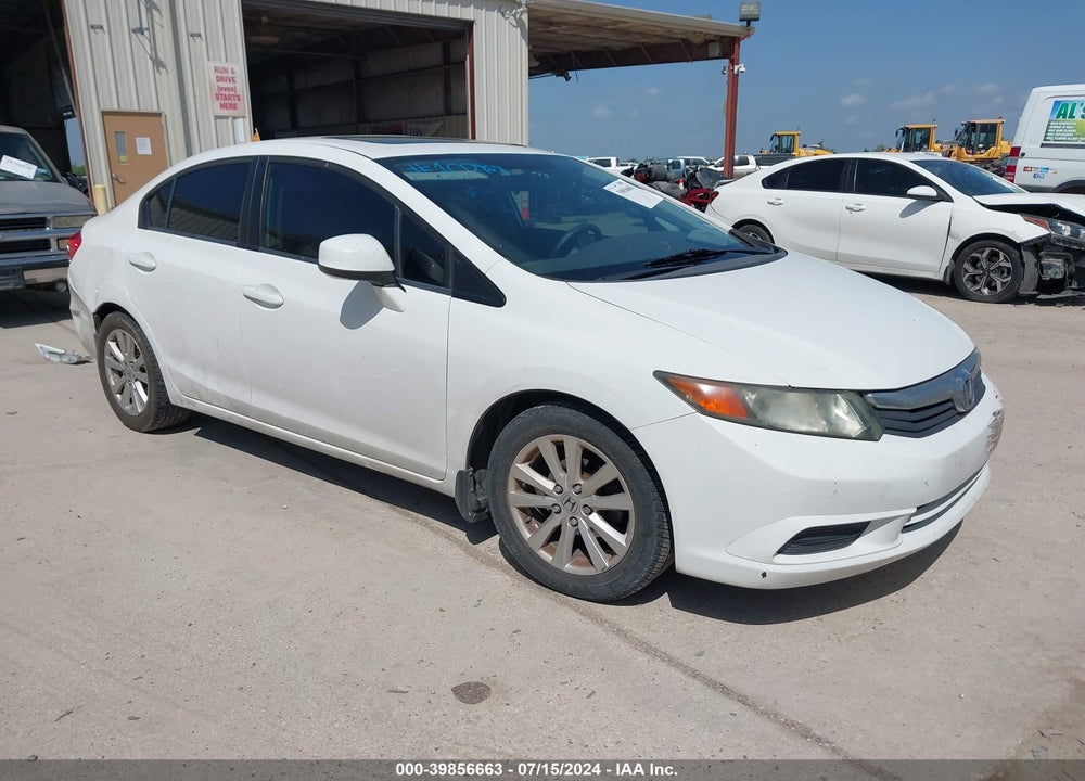 2012 HONDA CIVIC EX-L VIN: 2HGFB2F93CH525643