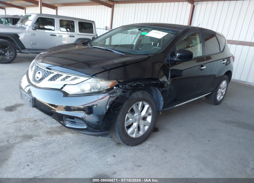 2014 NISSAN MURANO S VIN: JN8AZ1MU6EW406449