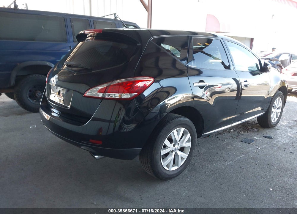 2014 NISSAN MURANO S VIN: JN8AZ1MU6EW406449