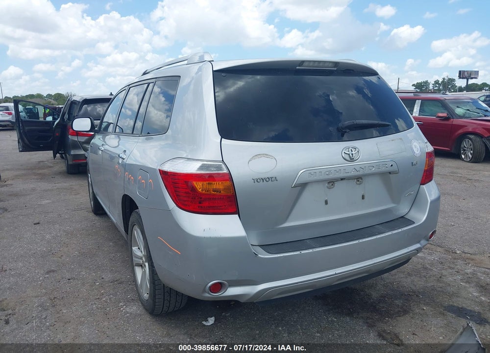 2008 TOYOTA HIGHLANDER LIMITED VIN: JTEES42A682100628