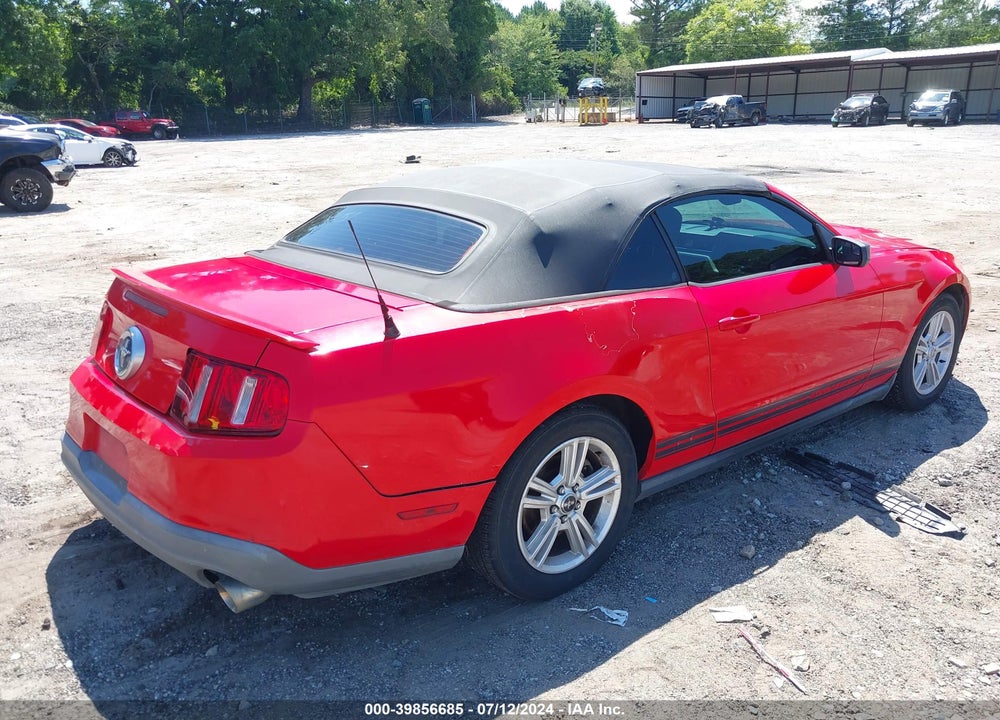 2012 FORD MUSTANG V6 VIN: 1ZVBP8EM2C5226057
