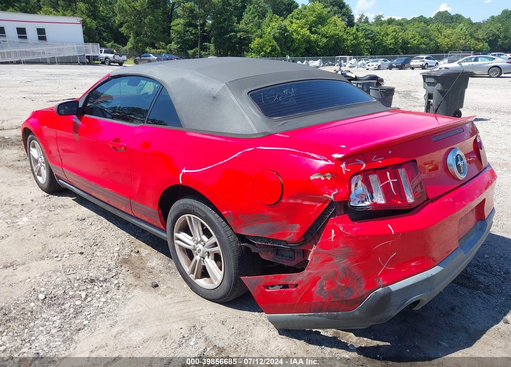 2012 FORD MUSTANG V6 VIN: 1ZVBP8EM2C5226057