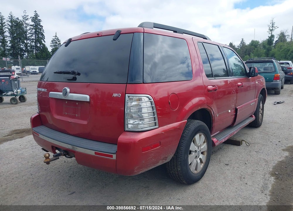 2008 MERCURY MOUNTAINEER VIN: 4M2EU47E28UJ02563