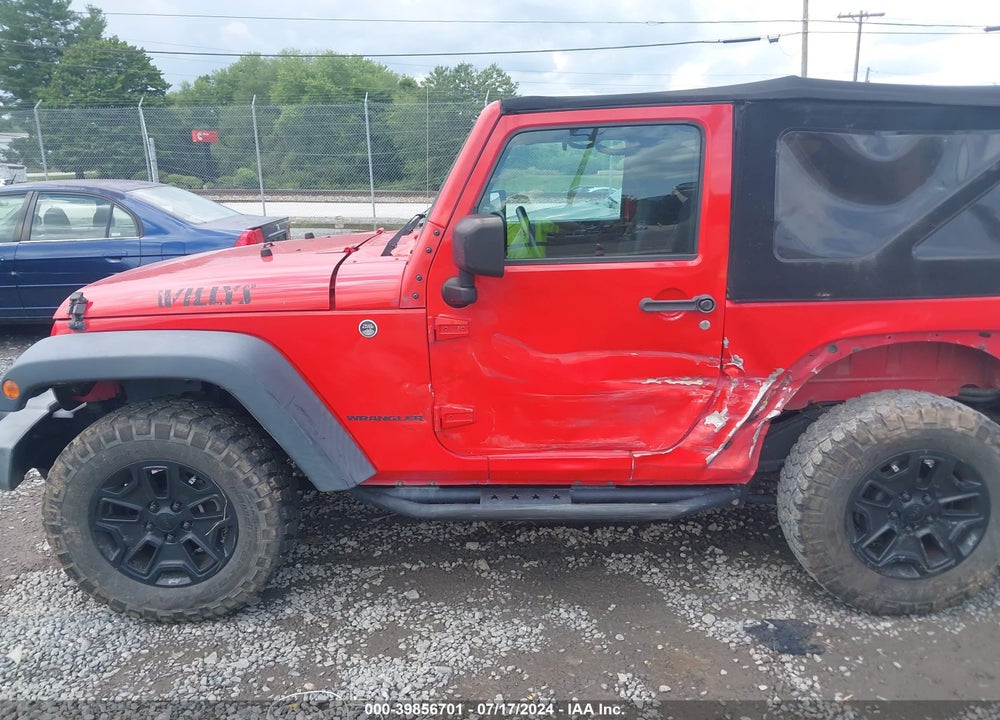 2016 JEEP WRANGLER WILLYS WHEELER VIN: 1C4AJWAG8GL145067