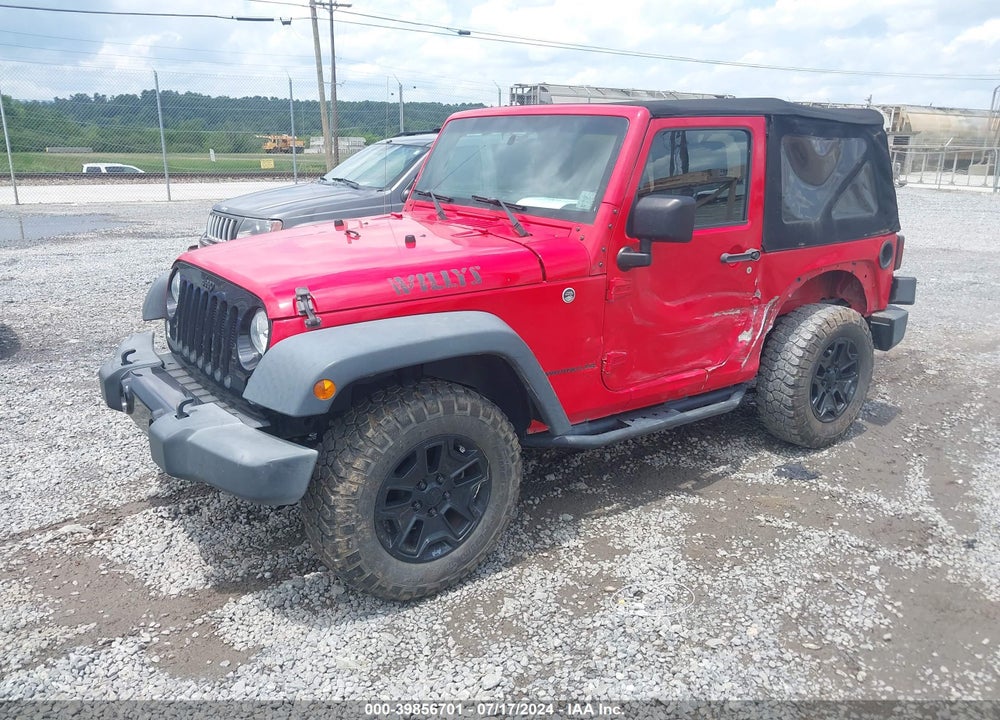 2016 JEEP WRANGLER WILLYS WHEELER VIN: 1C4AJWAG8GL145067