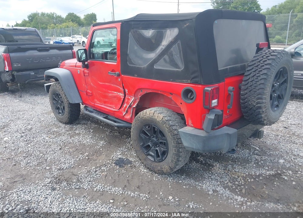 2016 JEEP WRANGLER WILLYS WHEELER VIN: 1C4AJWAG8GL145067