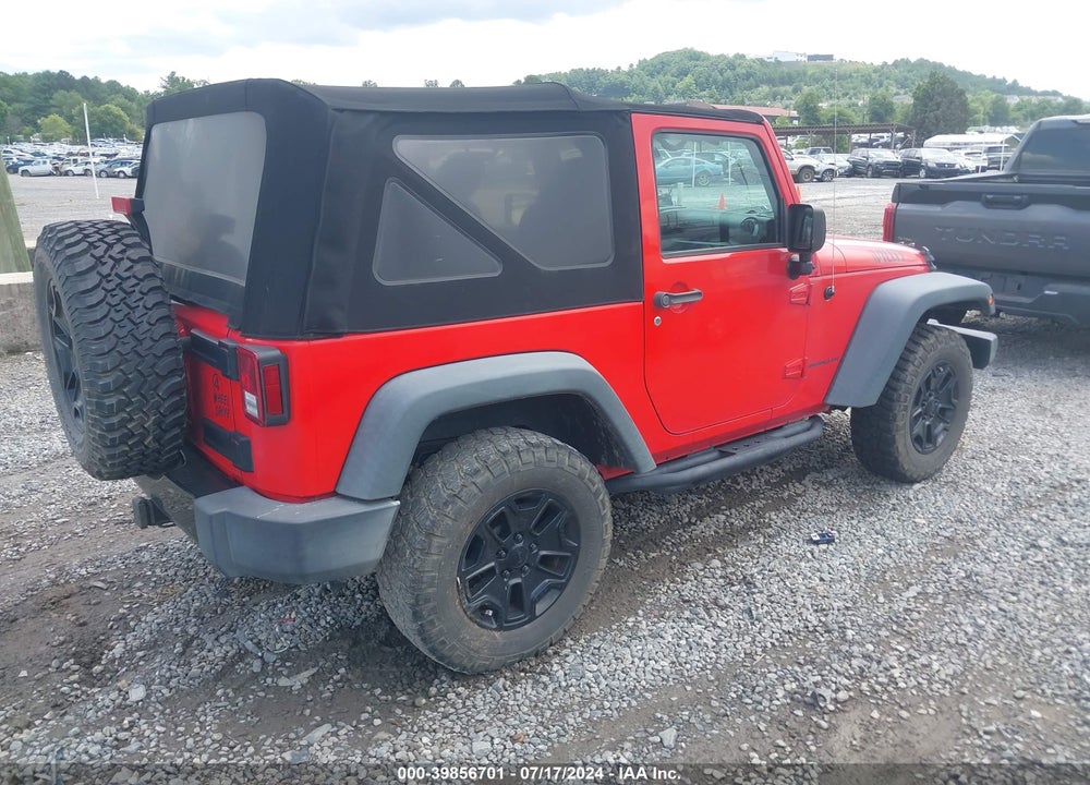 2016 JEEP WRANGLER WILLYS WHEELER VIN: 1C4AJWAG8GL145067