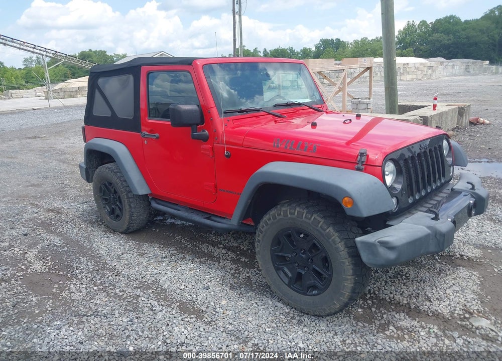 2016 JEEP WRANGLER WILLYS WHEELER VIN: 1C4AJWAG8GL145067