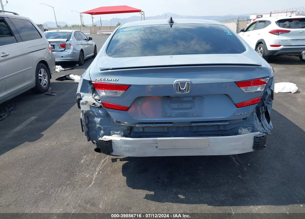 2022 HONDA ACCORD SPORT VIN: 1HGCV1F36NA077898