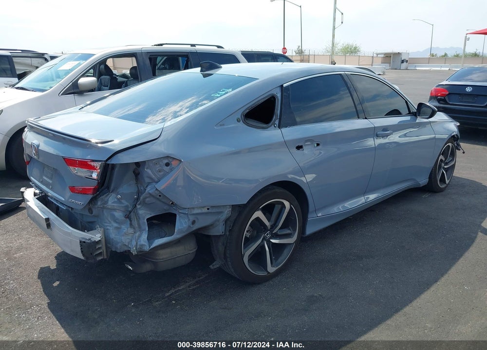 2022 HONDA ACCORD SPORT VIN: 1HGCV1F36NA077898