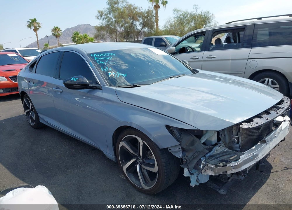 2022 HONDA ACCORD SPORT VIN: 1HGCV1F36NA077898