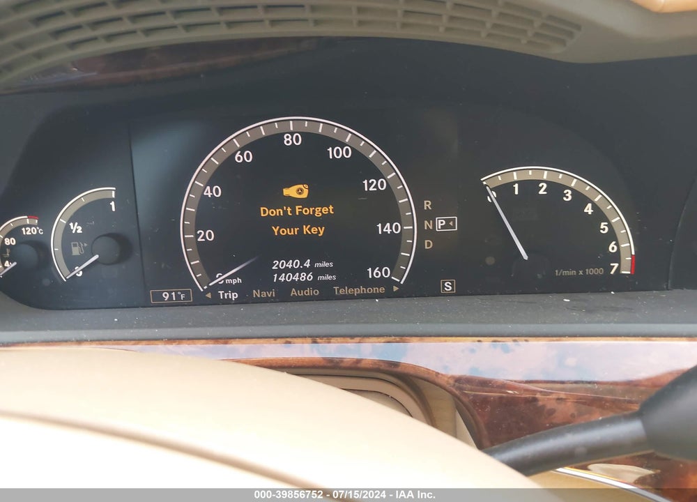 2008 MERCEDES-BENZ S 550 4MATIC VIN: WDDNG86X88A218185