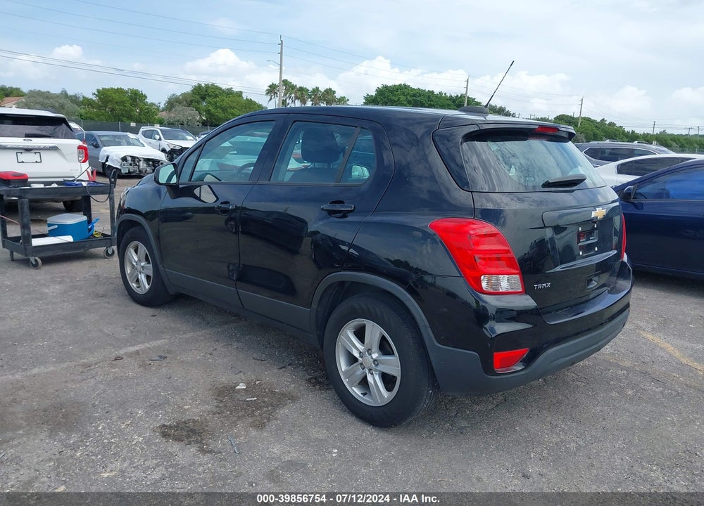 2019 CHEVROLET TRAX LS VIN: 3GNCJKSB6KL386554