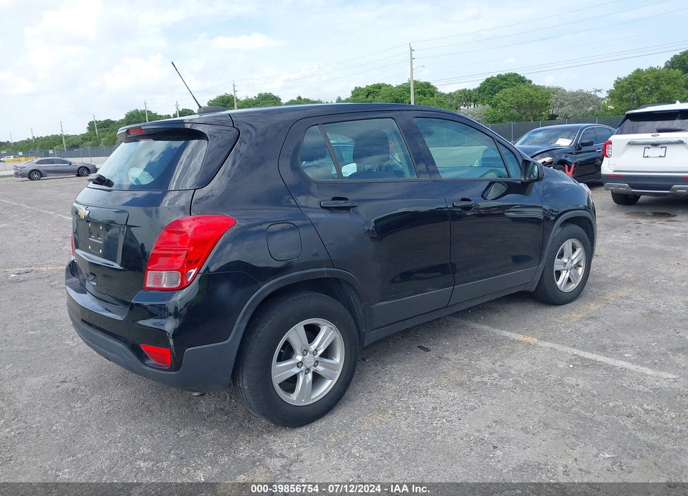 2019 CHEVROLET TRAX LS VIN: 3GNCJKSB6KL386554