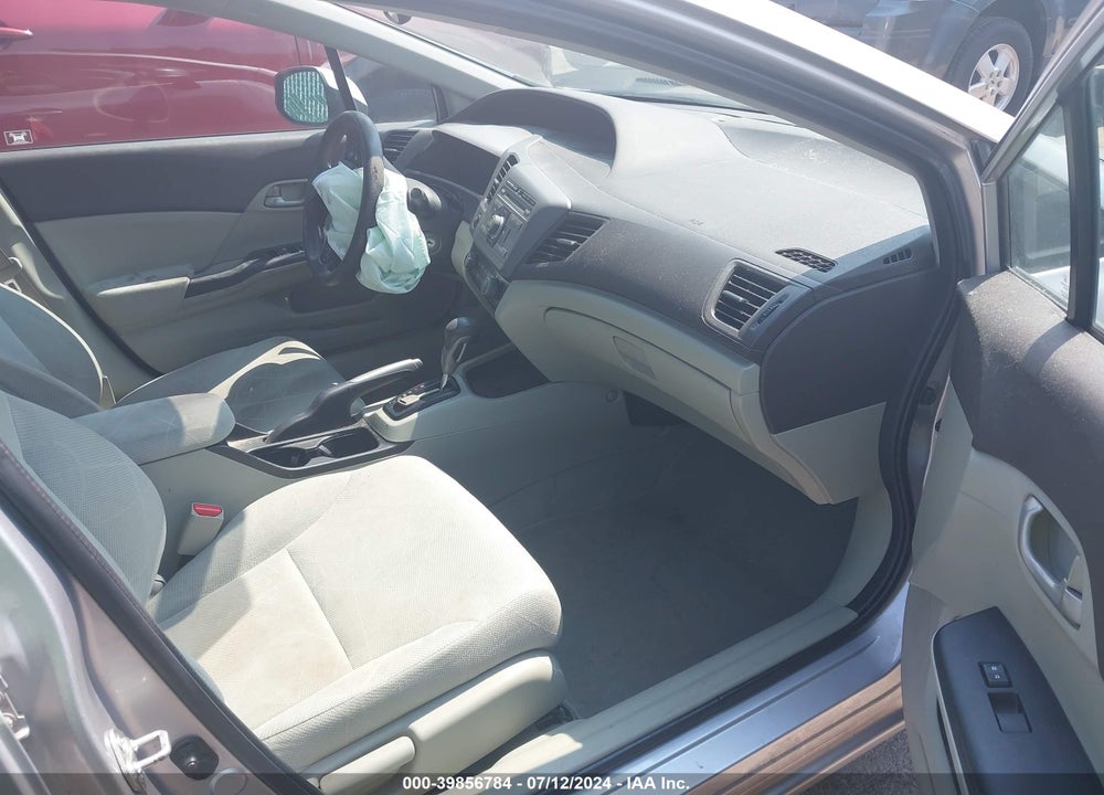 2012 HONDA CIVIC LX VIN: 19XFB2F50CE106754