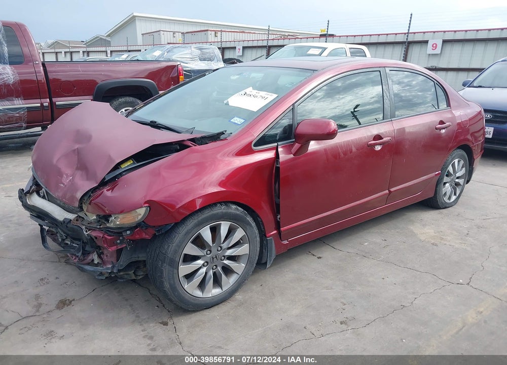 2010 HONDA CIVIC EX-L VIN: 19XFA1F96AE018711
