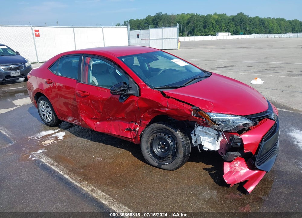 2019 TOYOTA COROLLA LE VIN: 2T1BURHE4KC170839