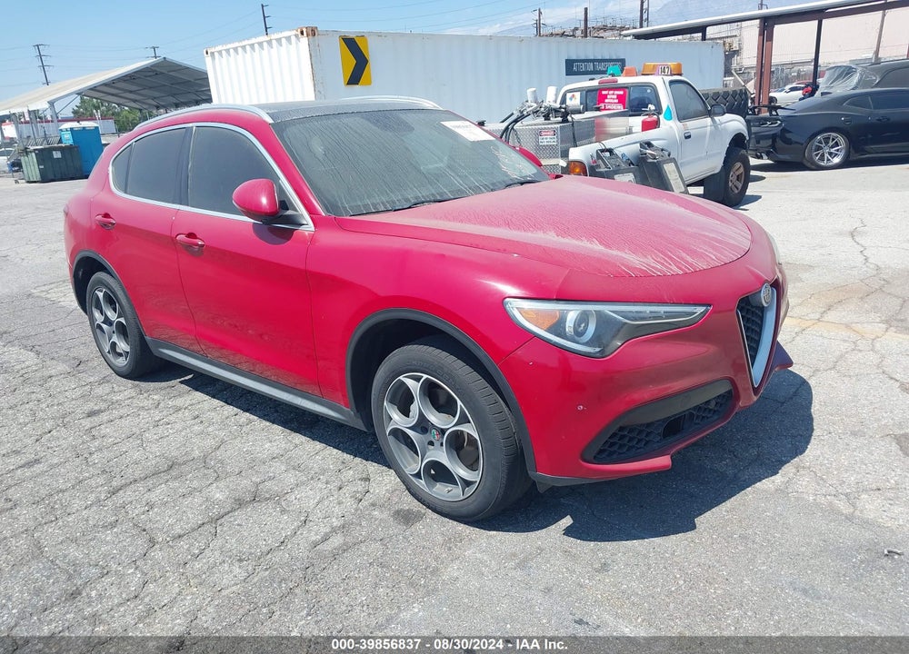 2018 ALFA ROMEO STELVIO TI SPORT AWD VIN: ZASFAKNN2J7B92593