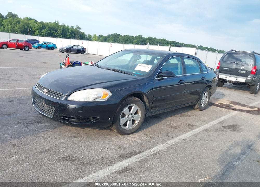 2008 CHEVROLET IMPALA LT VIN: 2G1WT58K689224081