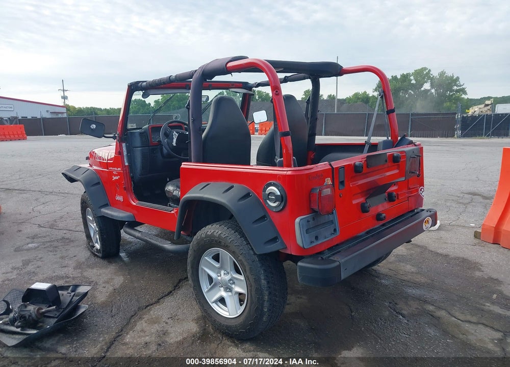 1999 JEEP WRANGLER SPORT VIN: 1J4FY19S9XP442896