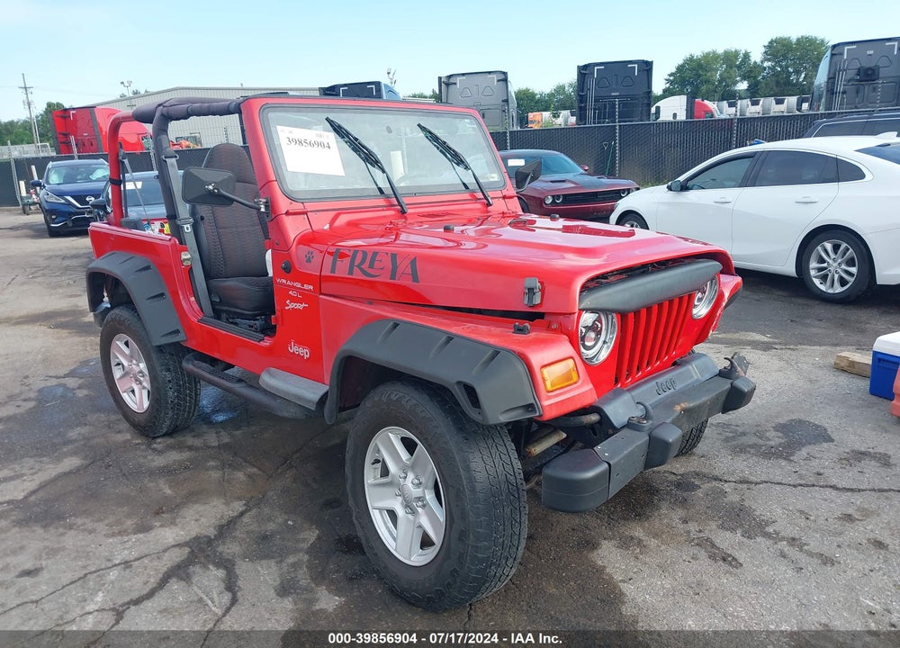1999 JEEP WRANGLER SPORT VIN: 1J4FY19S9XP442896