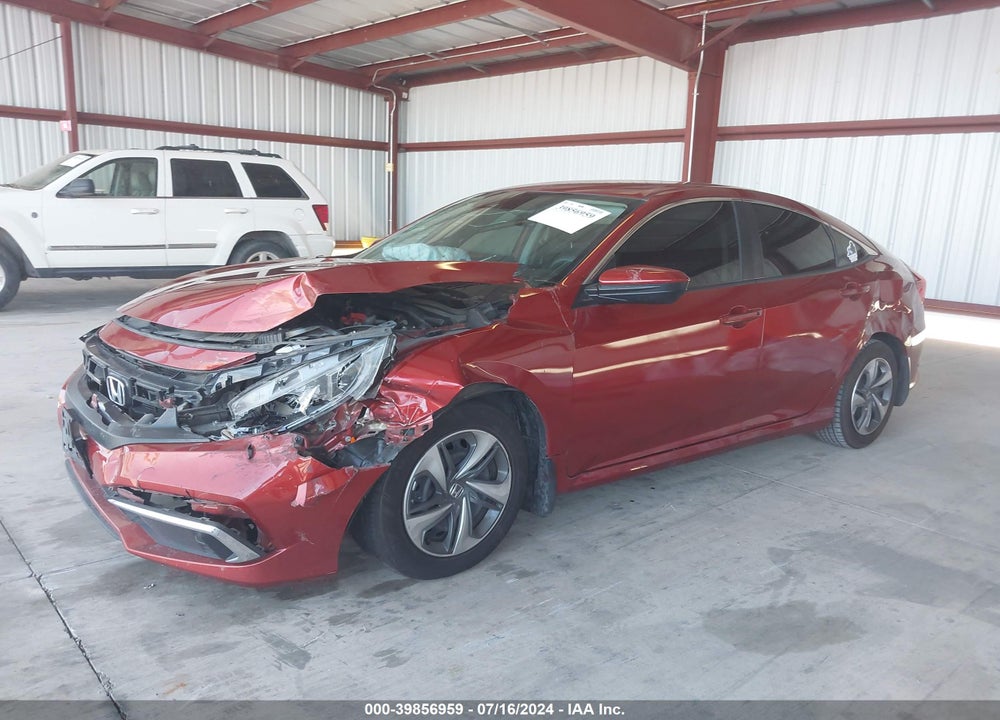 2020 HONDA CIVIC LX VIN: 2HGFC2F6XLH597426