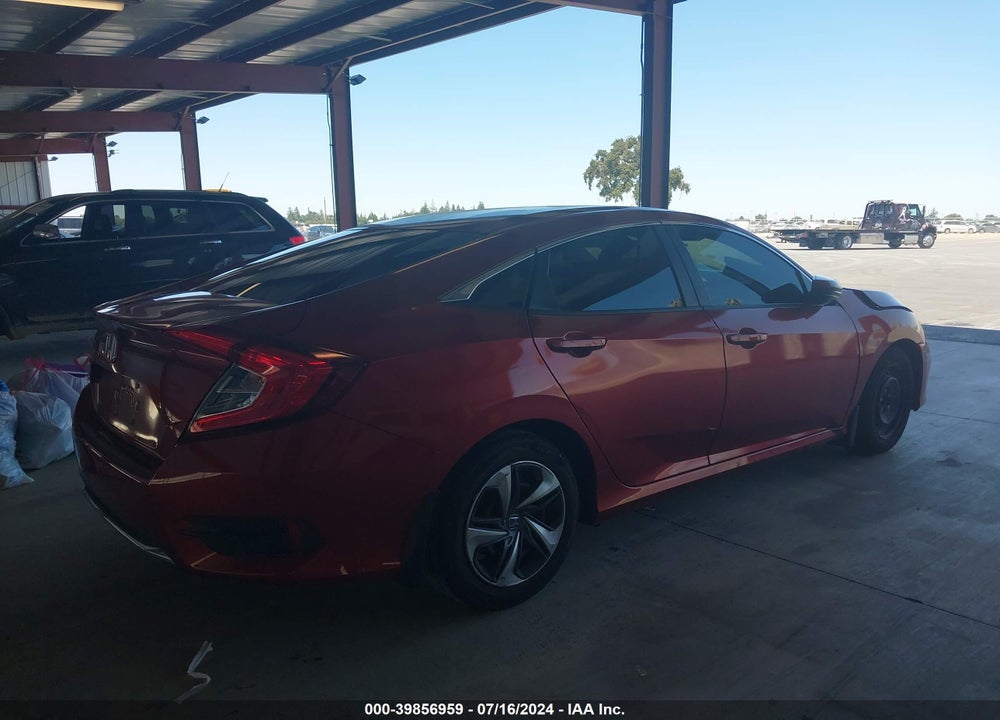 2020 HONDA CIVIC LX VIN: 2HGFC2F6XLH597426