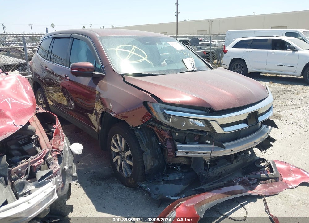 2021 HONDA PILOT AWD EX VIN: 5FNYF6H32MB062848