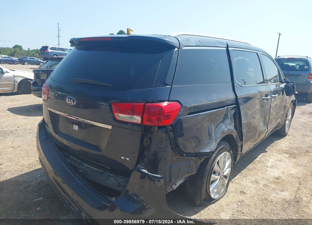 2017 KIA SEDONA EX VIN: KNDMC5C1XH6272333