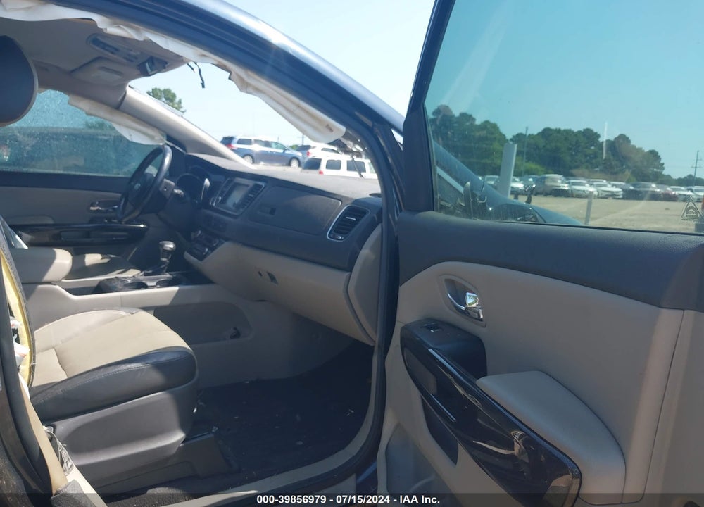 2017 KIA SEDONA EX VIN: KNDMC5C1XH6272333