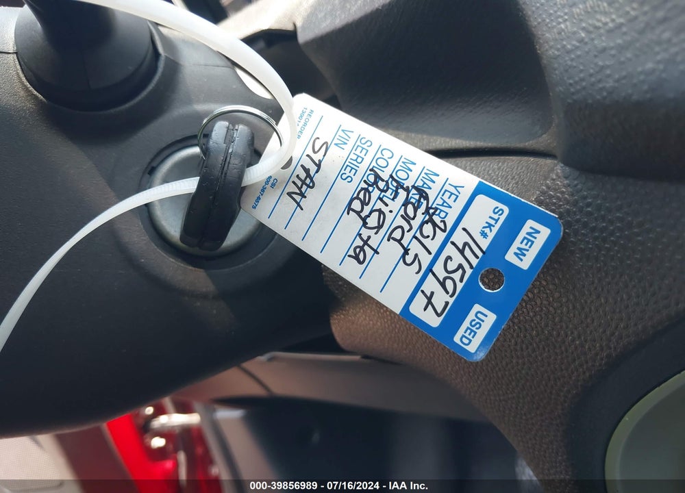 2015 FORD FIESTA SE VIN: 3FADP4BJ7FM148863