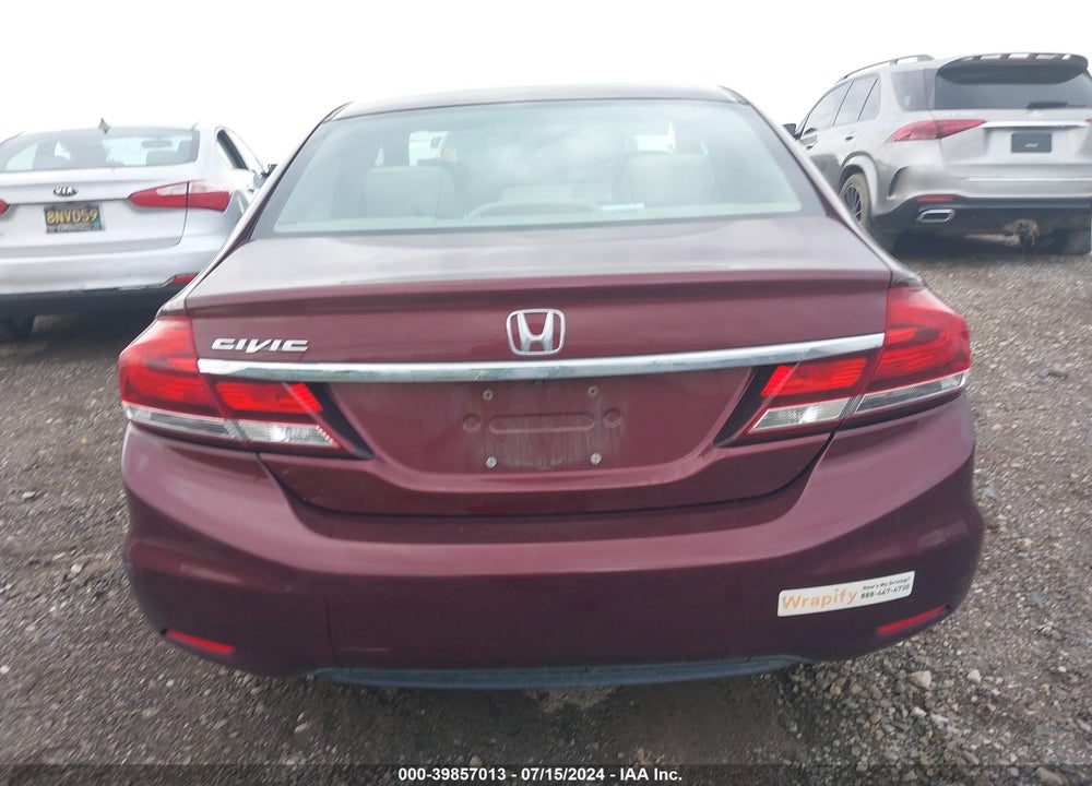 2013 HONDA CIVIC LX VIN: 2HGFB2F51DH560213