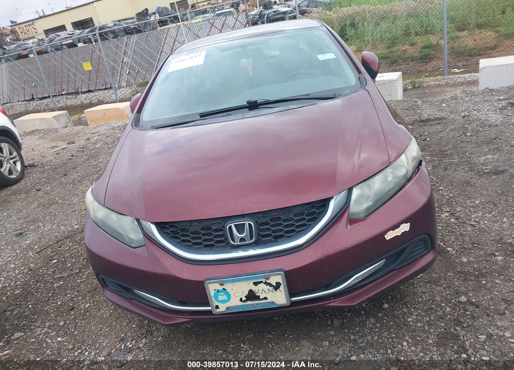 2013 HONDA CIVIC LX VIN: 2HGFB2F51DH560213
