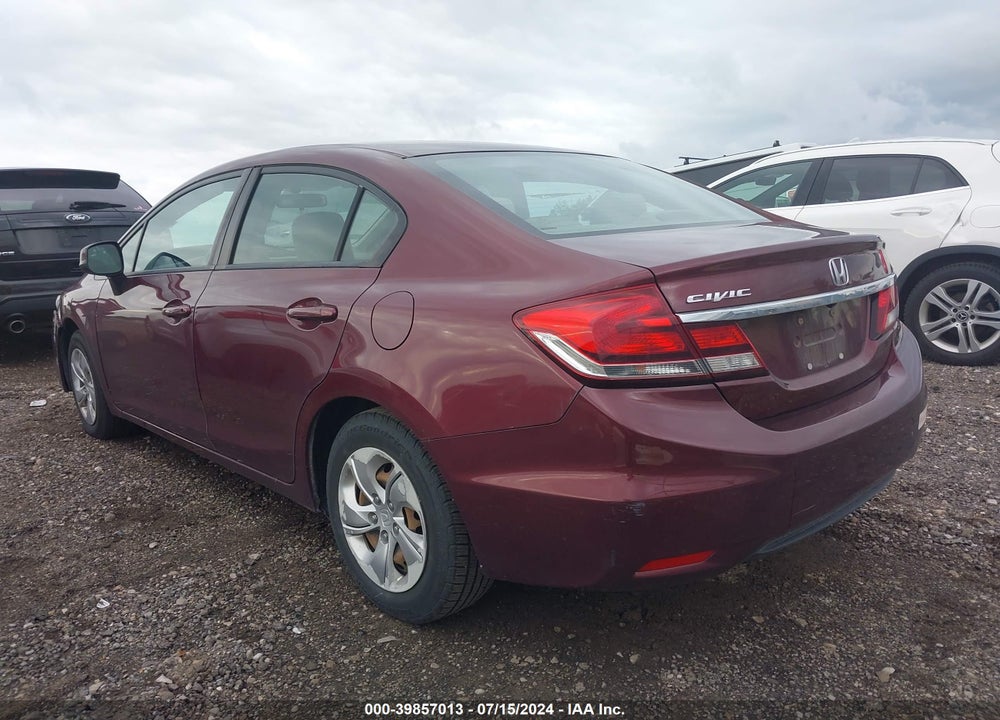 2013 HONDA CIVIC LX VIN: 2HGFB2F51DH560213