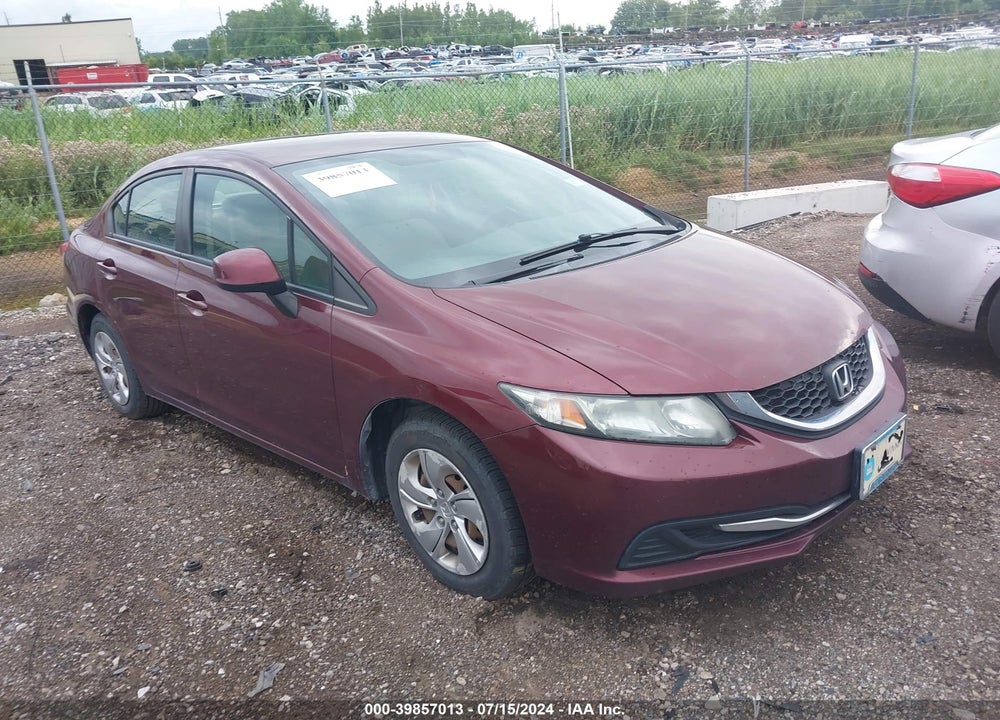 2013 HONDA CIVIC LX VIN: 2HGFB2F51DH560213