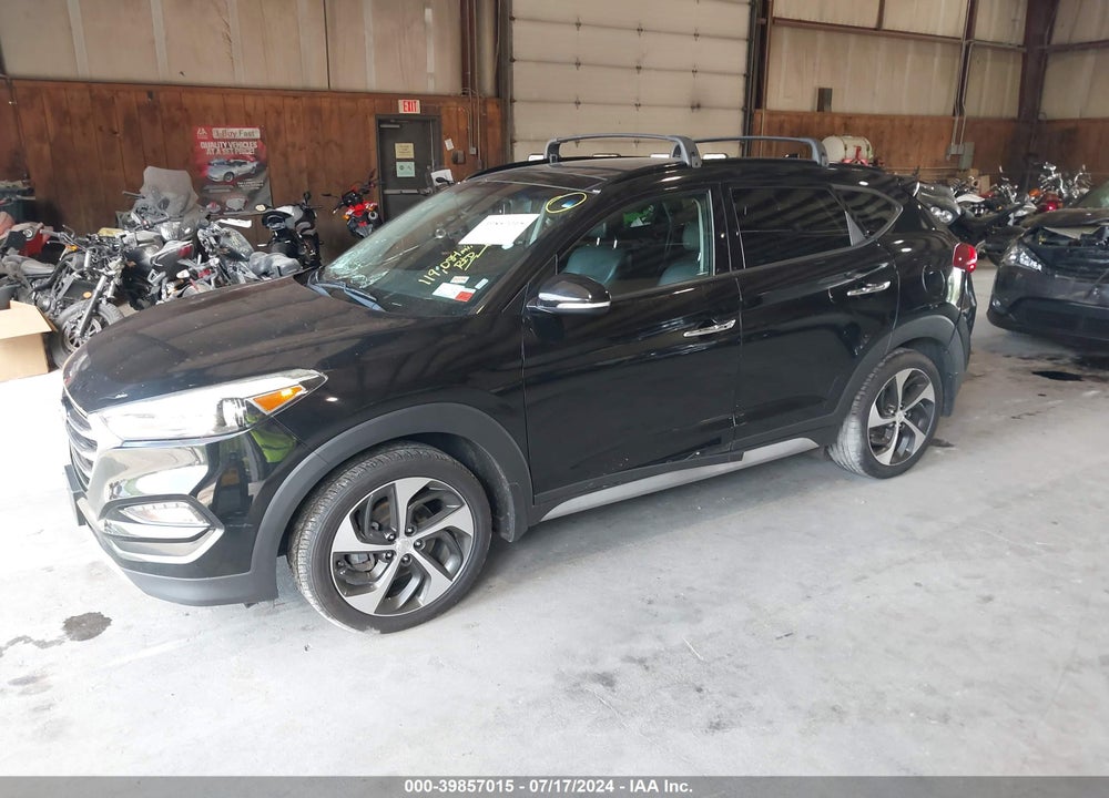 2017 HYUNDAI TUCSON LIMITED VIN: KM8J3CA22HU386725