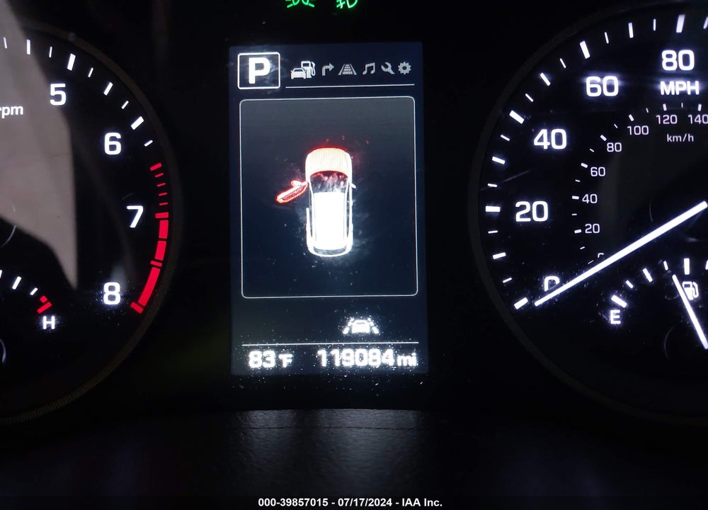 2017 HYUNDAI TUCSON LIMITED VIN: KM8J3CA22HU386725