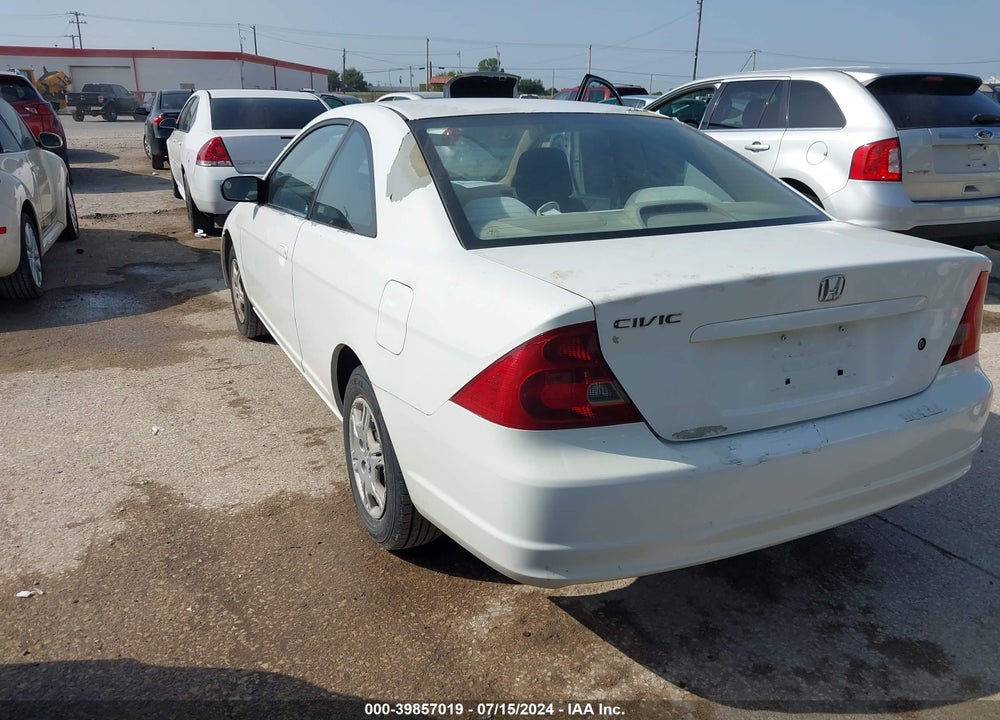 2002 HONDA CIVIC LX VIN: 1HGEM22572L098526