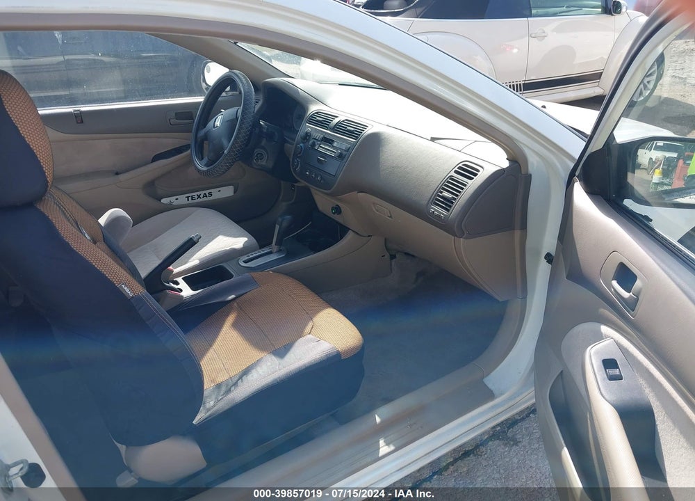 2002 HONDA CIVIC LX VIN: 1HGEM22572L098526